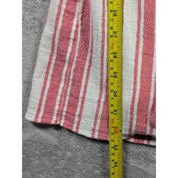 Michael Kors Dress Womens Size Medium Pink Linen Off The Shoulder Knee Length - Picture 6 of 7